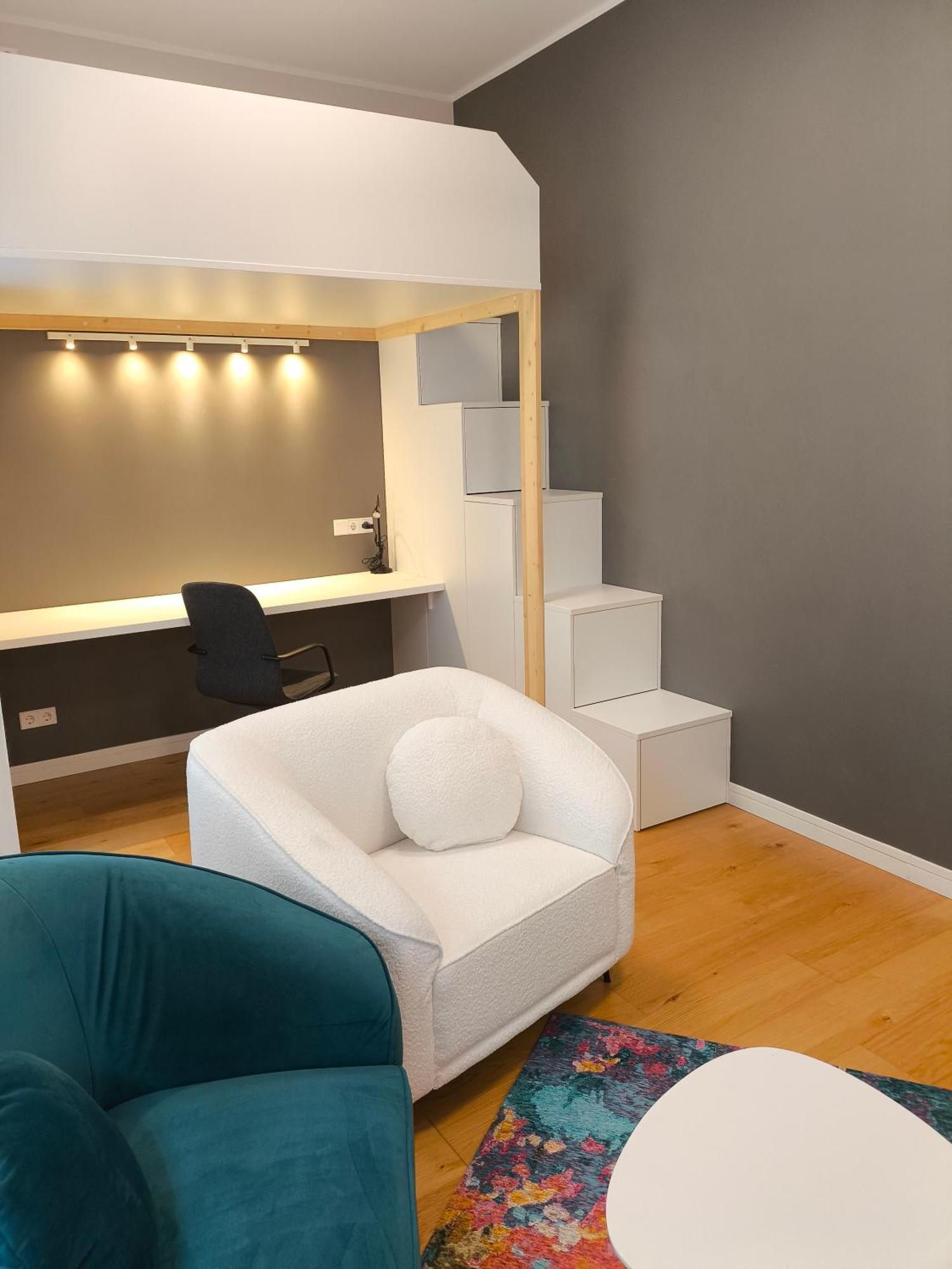 Quiet Loft With Ac Location New Riga